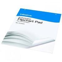 Initiative (A1) Punched Perforated Flipchart Pad with 60gsm Bleedproof Paper (40 Sheets)