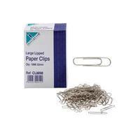 initiative 32mm large lipped paperclips pack of 1000