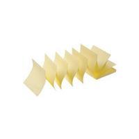 Initiative (76mm x 76mm) Repositionable Z-Notes Yellow (100 Sheets) Pack of 12
