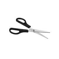 Initiative ABS Plastic H&le (165mm) Polished Stainless Steel Scissors 6.5 Inches (Black)