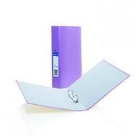 initiative paper covered a4 2 ring binder 25mm capacity purple pack of ...