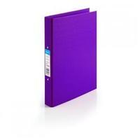 Initiative Polypropylene Coated 70% Recycled (A4) Board 2-Ring Binder 25mm Capacity (Purple) Pack of 10