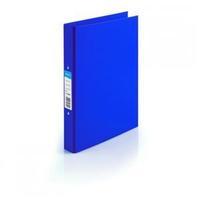 Initiative Polypropylene Coated 70% Recycled (A4) Board 2-Ring Binder 25mm Capacity (Blue) Pack of 10