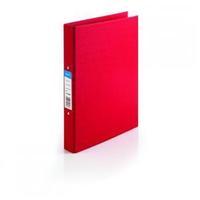 Initiative Polypropylene Coated 70% Recycled (A4) Board 2-Ring Binder 25mm Capacity (Red) Pack of 10