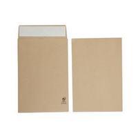 Initiative Envelope 25mm V-Base Gusset Pocketed Plain Peel n Seal C4x1 140gsm Manilla Pack 125