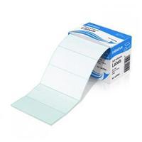 initiative 89mm x 36mm self adhesive labels white 1 roll of 250 labels
