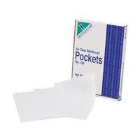 Initiative (A4) Reinforced Top Opening Plastic Pockets 38 Micron (Clear) Pack of 100