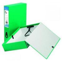 initiative a4foolscap lockspring box file 70mm capacity green