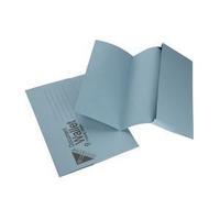 Initiative (Foolscap) Document Wallet Medium-weight 285gsm (Blue) Pack of 50