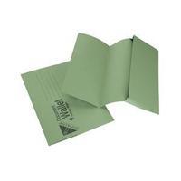 initiative foolscap document wallet medium weight 285gm2 green pack of ...