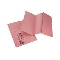 initiative foolscap document wallet medium weight 285gm2 pink pack of  ...