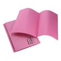 Initiative (Foolscap) Square Cut Folder Medium-weight 250gsm (Pink) Pack of 100