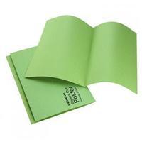 Initiative (Foolscap) Square Cut Folder Medium-weight 250gsm (Green) Pack of 100