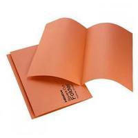 Initiative (Foolscap) Square Cut Folder Medium-Weight 250gsm (Orange) Pack of 100