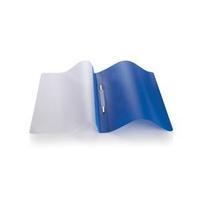 Initiative Polypropylene Report File With Clear Cover A4 Blue Pack 25