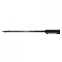 initiative medium ballpoint pen with stainless steel ball black pack o ...
