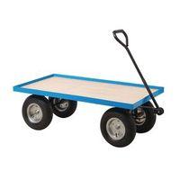 INDUSTRIAL PLATFORM TRUCK, 1200 X 600 WITH PLY PLATFORM & PUNCTURE PROOF WHEELS