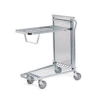 IN STORE TROLLEY WITH SPRING TRAY