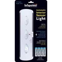 Infapower Automatic Interior Sensor Light With Super Bright Leds White (f030)