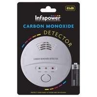 Infapower Extra Loud 85db Carbon Monoxide Detector With Electrochemical Sensor White (x006)