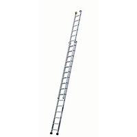 Industrial 500 Extension Ladder - 2 section; 4.86m closed height