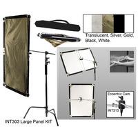 interfit flexi lite 5 in 1 panel reflector bracket boom and stand kit