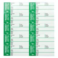 Industrial Signs IS1750SA Pass Test Labels Sml 35x15 - Pack of 50 ...