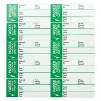 industrial signs is1750sa pass test labels sml 35x15 pack of 50 