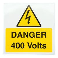 industrial signs is2710sa danger 400v 75x75 pack of 10 sa vinyl