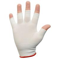 Integrity® 600-0660 Nylon Glove Liner - Half Finger - 20 Pairs