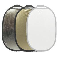 interfit 90x60cm easy grip goldsilver reflector