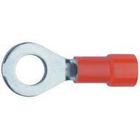 Insulated Ring Terminal, Red, 0.5 - 1mm², Klauke 6204