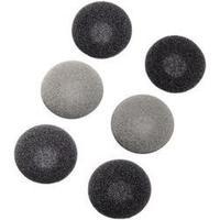 In-ear Headphone earpads 6 pc(s) Thomson EARA110 19 mm Black, Grey