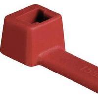 Inside Serrated Cable Tie, Red, mm x mm, 100 pc(s) Pack, HellermannTyton T80R-N66-RD-C1, 116-08012