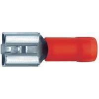 Insulated Female Receptacle, Red, 0.5 - 1mm², DIN 46245, Klauke 720