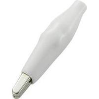 Insulated Alligator Clip, White, 5A, KSS ACR3WE