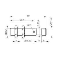 Inductive proximity sensor M12 shielded Contrinex