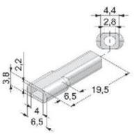 Insulation sleeve Transparent 0.14 mm² 0.5 mm² Vogt Verbindungstechnik 3930pv 1 pc(s)