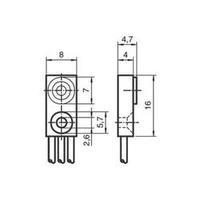 Inductive proximity sensor 8 x 4.7 mm shielded PNP Pepperl & Fuchs