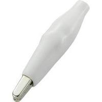 Insulated Alligator Clip, White, 3A, KSS ACR2WE