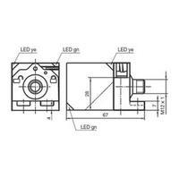 Inductive proximity sensor 40 x 40 mm non-shielded PNP Pepperl & Fuchs