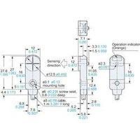 Inductive proximity sensor 12 x 7.1 mm PNP Panasonic