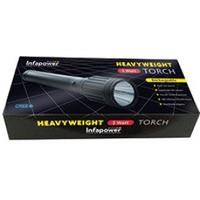 Infapower F010 3 Watt Heavyweight Large Rechargeable Torch Black