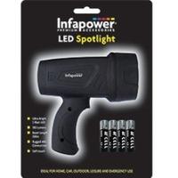 Infapower F017 300m 3W Ultra Bright LED Spotlight Black