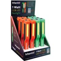 infapower 1 watt cob led penlight pack of 12