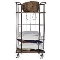 INDUSTRIAL TROLLEY STORAGE with 2 Shelves