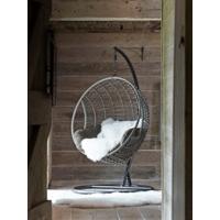 indoor outdoor hanging chair grey