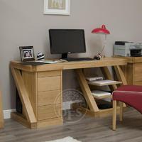 Infinity Designer Oak Large Desk