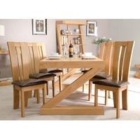 Infinity 120cm Solid Oak Dining Table
