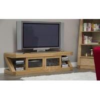 Infinity Oak Designer Glass TV Plasma Unit